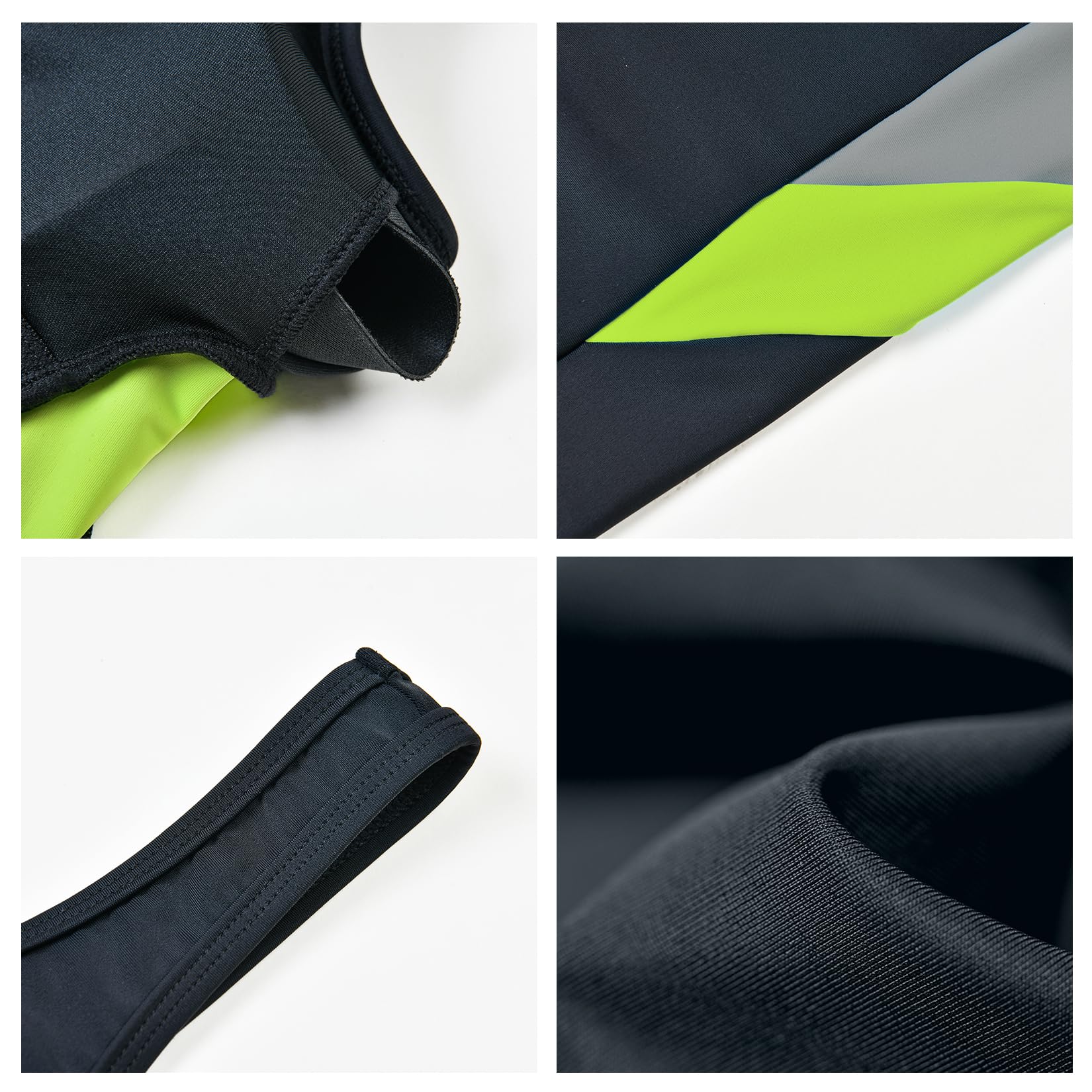 Veranobreeze Costume da Bagno da Donna Costume da Bagno di Un Pezzo Nero Atletico Costume da Bagno Modesto
