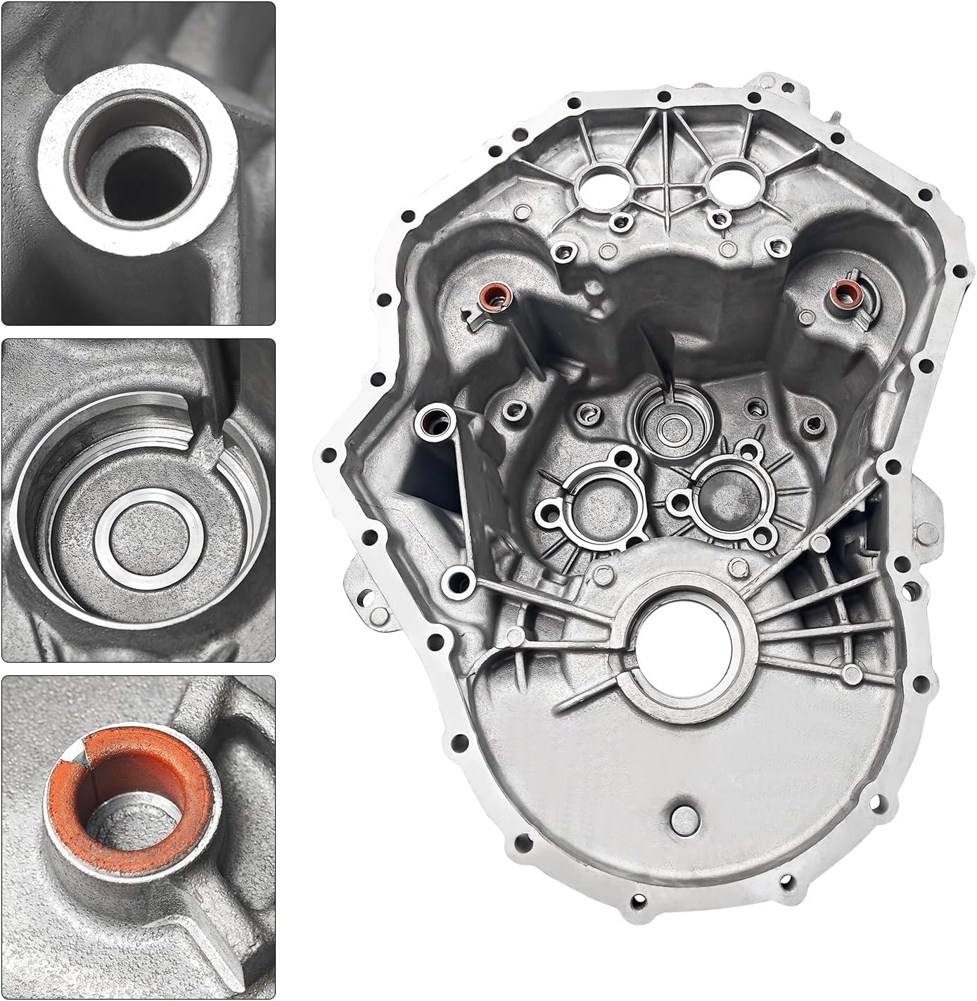 BV6Z7005A Transmission Case Assembly Compatible with Ford Focus Fiesta EcoSport 2011 2012 2013 2014 2015 2016 2017 2018 2019 2020 2021 2022 2023 2024 Transmission Case New BV6Z-7005-A