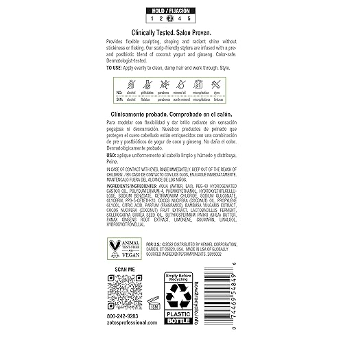 Miniatura 10 de BIOTERA Gel definidor de estilo sin alcohol  Escultura y modelado flexible  Brillo radiante  Sin pegajosidad ni descamación  Vegano y libre de