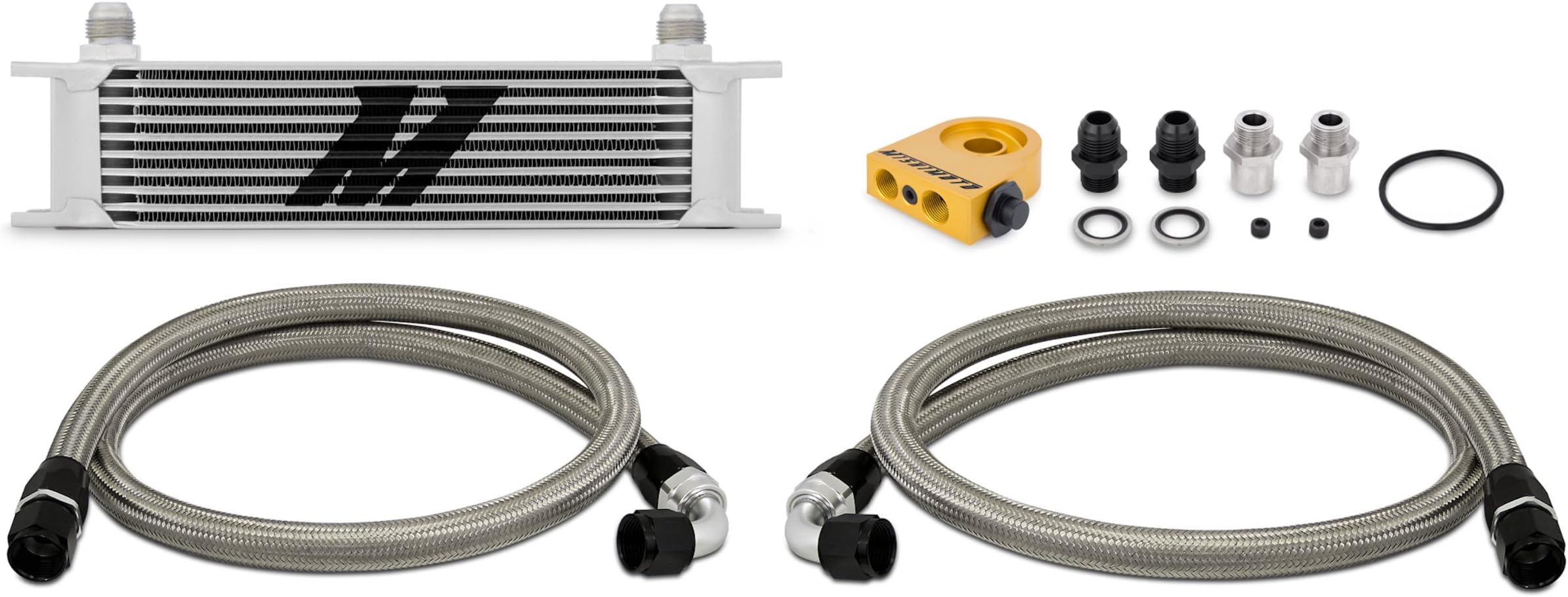 Universal Thermostatic 10 Row Oil Cooler Kit