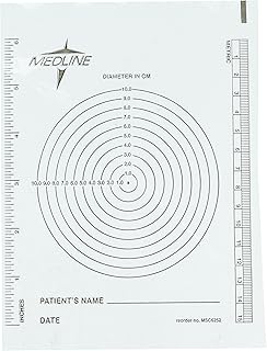 Disposable Wound Measuring Guides, 250 sheets per box