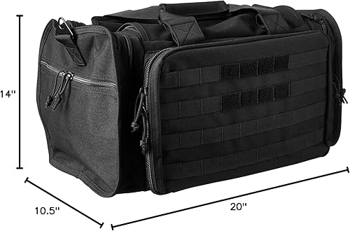 Miniatura 9 de 10-86 - Bolsa de servicio de gran alcance, color negro, para pistola o PDW, munición, revista, almacenamiento acolchado de espuma de alta densidad,