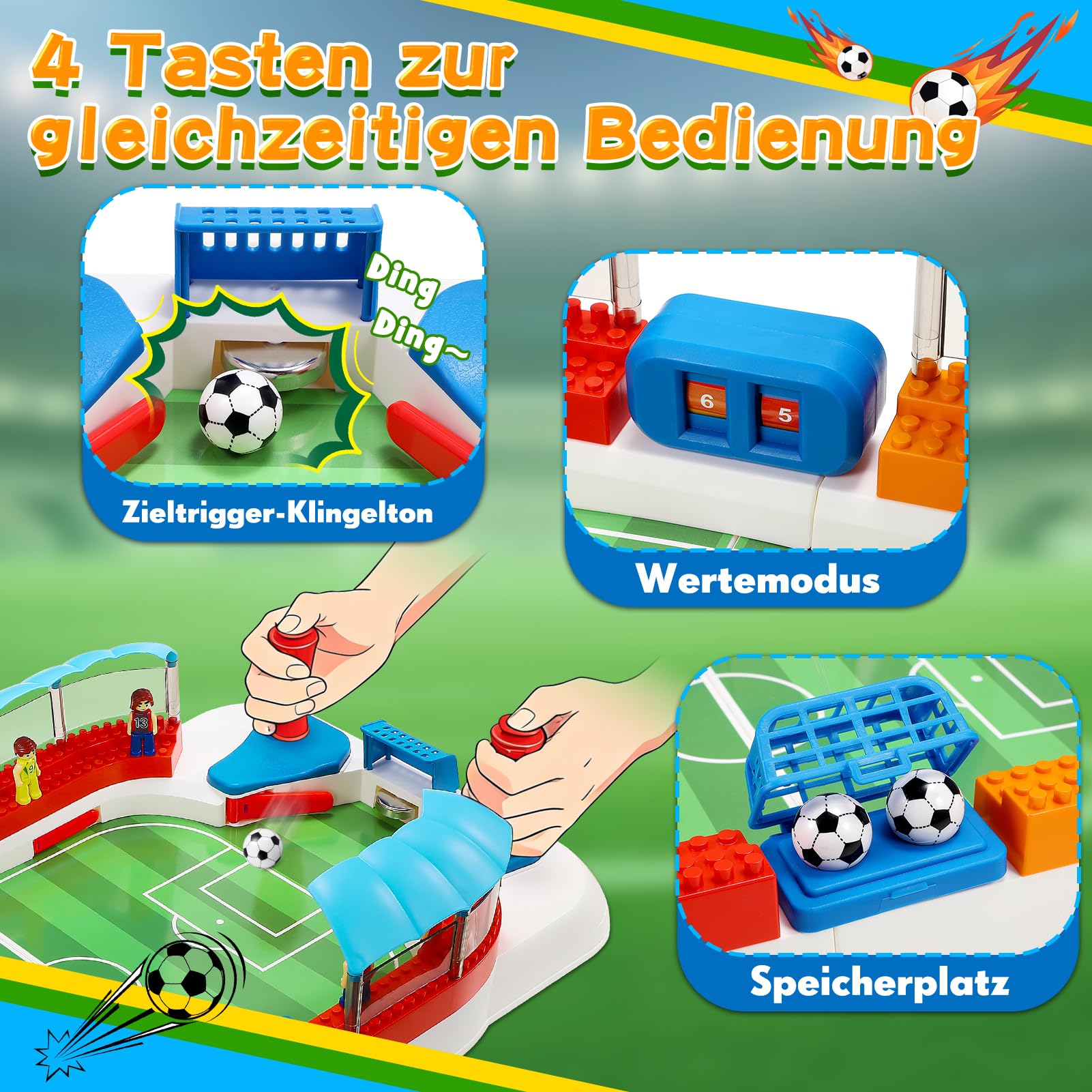 Prezenty piłkarskie dla chłopców, prezenty dla chłopców w wieku 9-12 lat, pinball, mini stołowa gra w piłkę nożną dla chłopców, zabawki, wiek 5 6 7 8 9 10 11 12, prezenty na urodziny