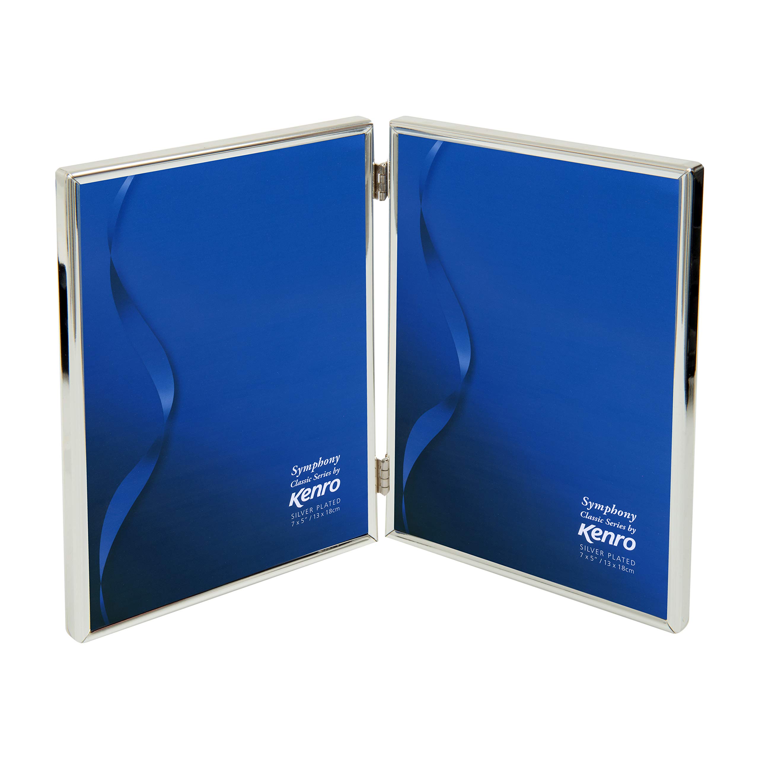 Kenro Silver Plated Twin Photo Frame 6x4 Inch / 10x15cm Symphony Classic Series - SY1015/2