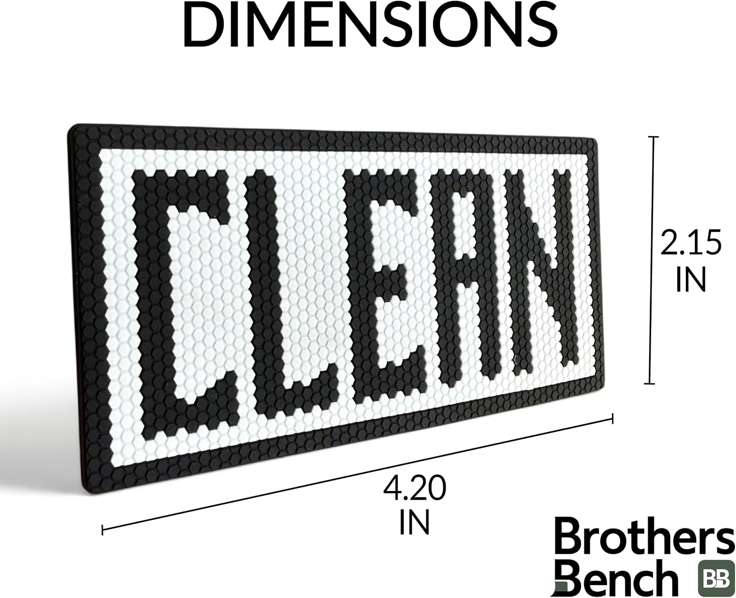 Dishwasher Magnet Clean Dirty Sign, Black & White Backsplash Dish Indicator