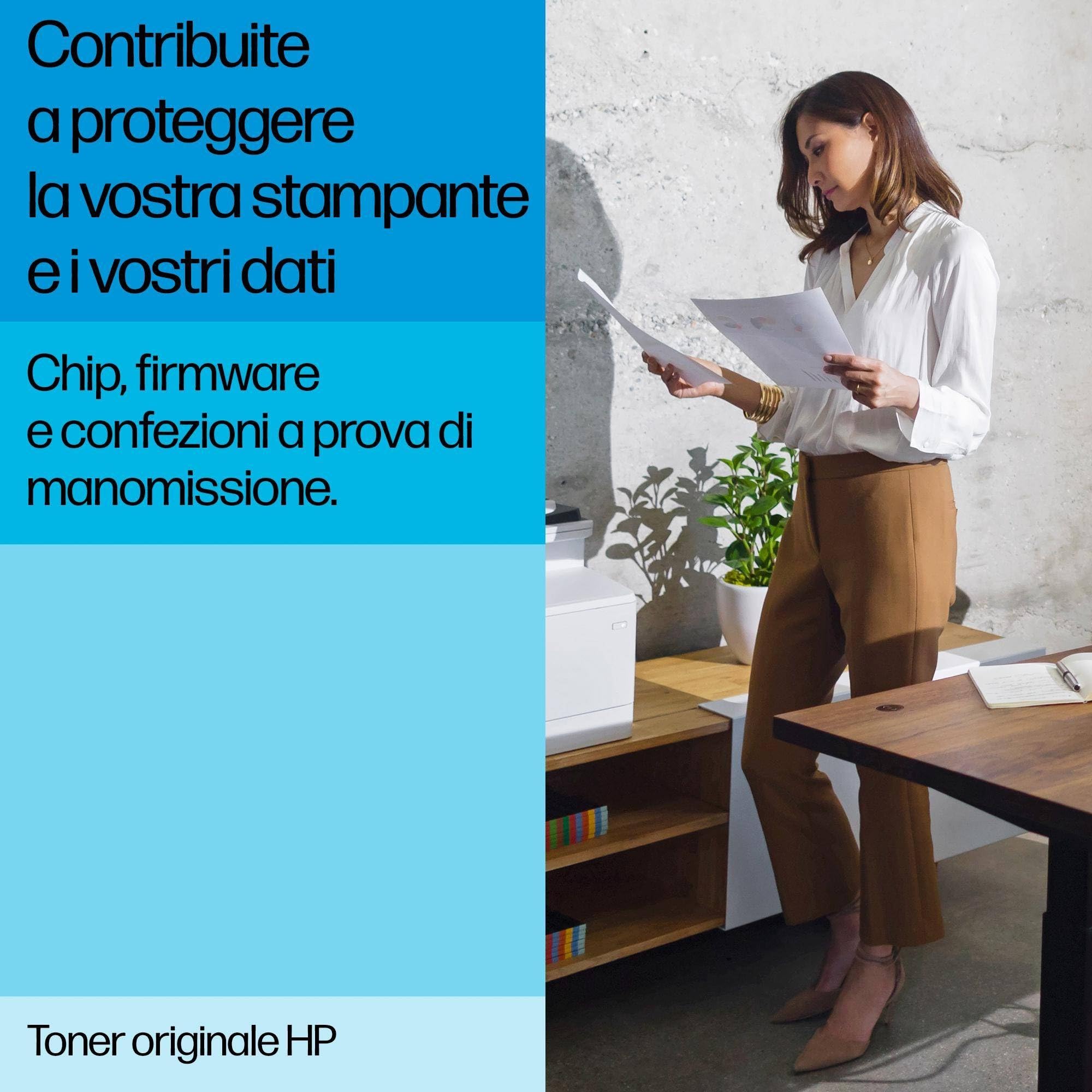 HP 83A CF283A, Cartuccia Toner Originale da 1500 Pagine, Compatibile con le Stampanti LaserJet Multifunzione M125, M127, M201, M225, Nero