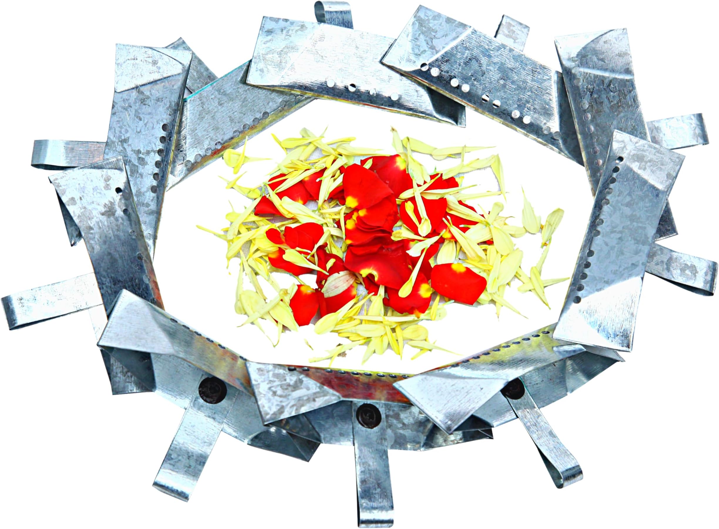 Aalayam Selveer Rangoli Pulling Tools | Rangoli Pulling Tool Steel, 10 Nos Combo Pack