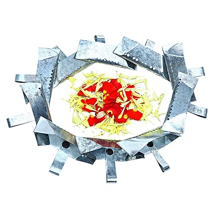 Aalayam Selveer Rangoli Pulling Tools | Rangoli Pulling Tool Steel, 10 Nos Combo Pack