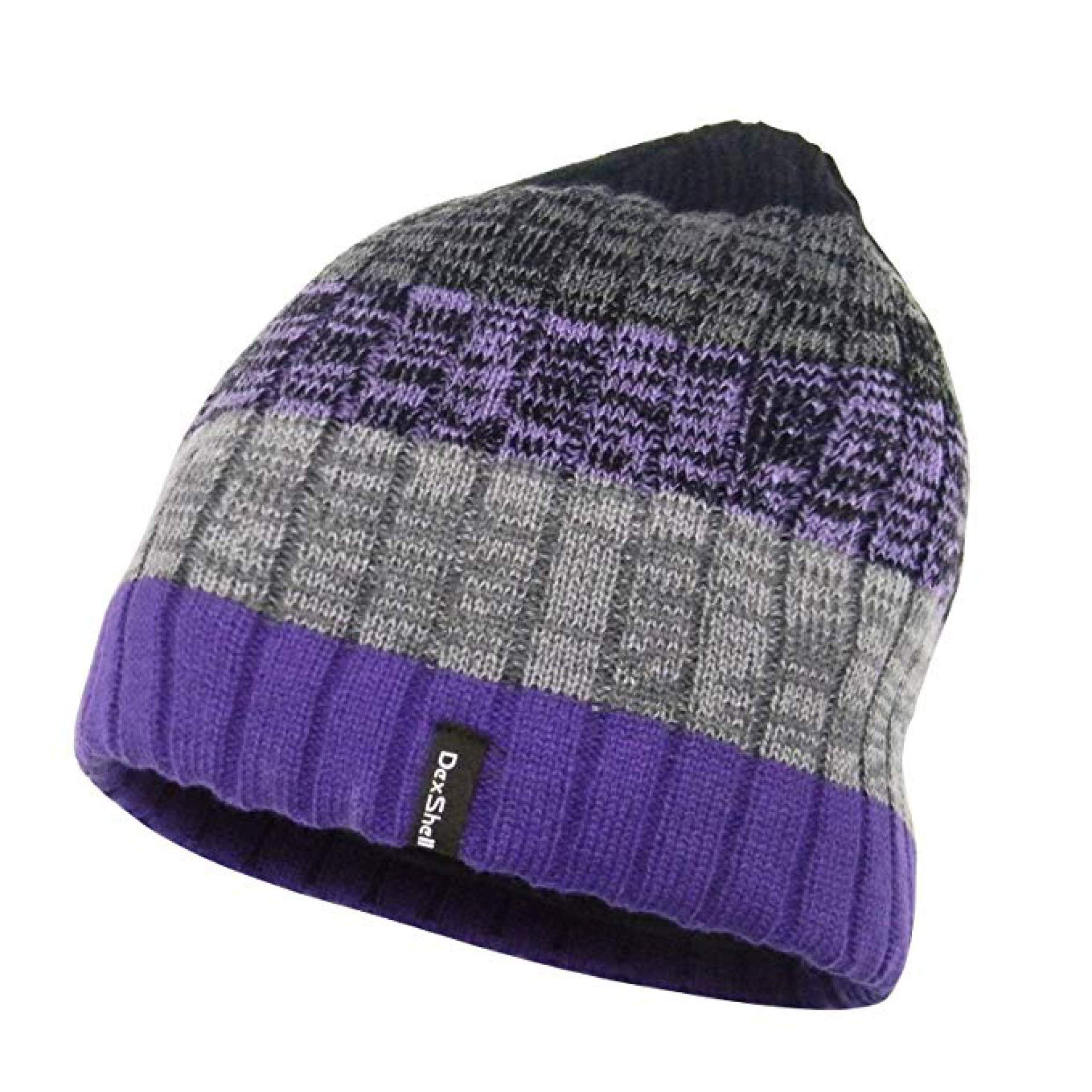 DexShellP4GH332NPG Wind & Waterproof Beanie Hat, Purple Gradient