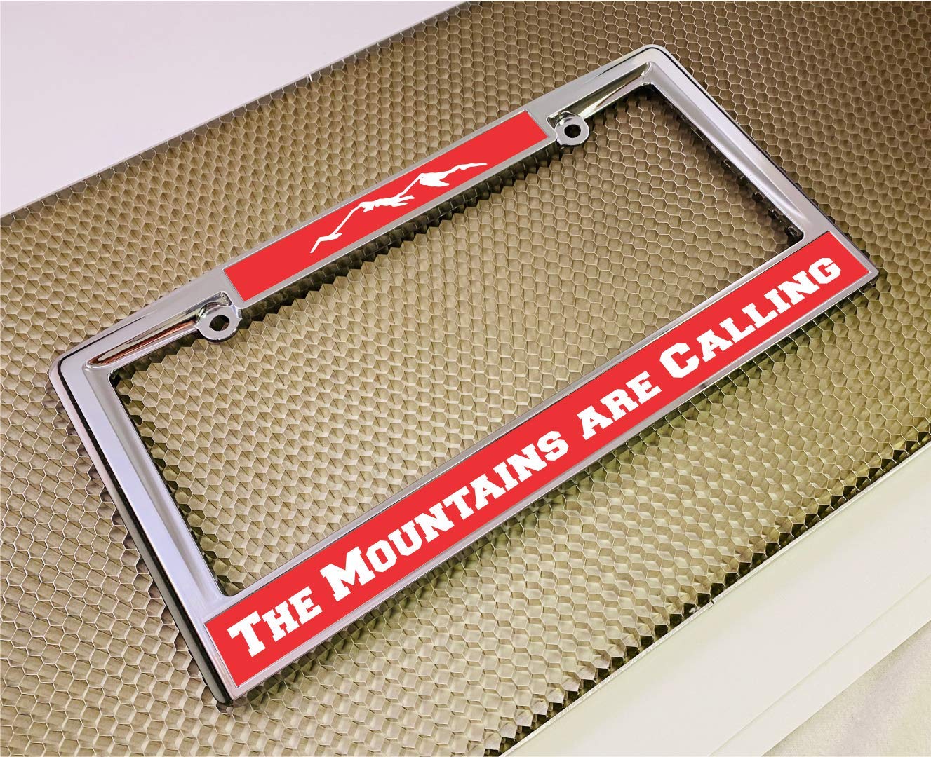 Custom Personalized Heavy Duty Chrome Metal Car License Plate Frame with Free c - Picture 23 of 132