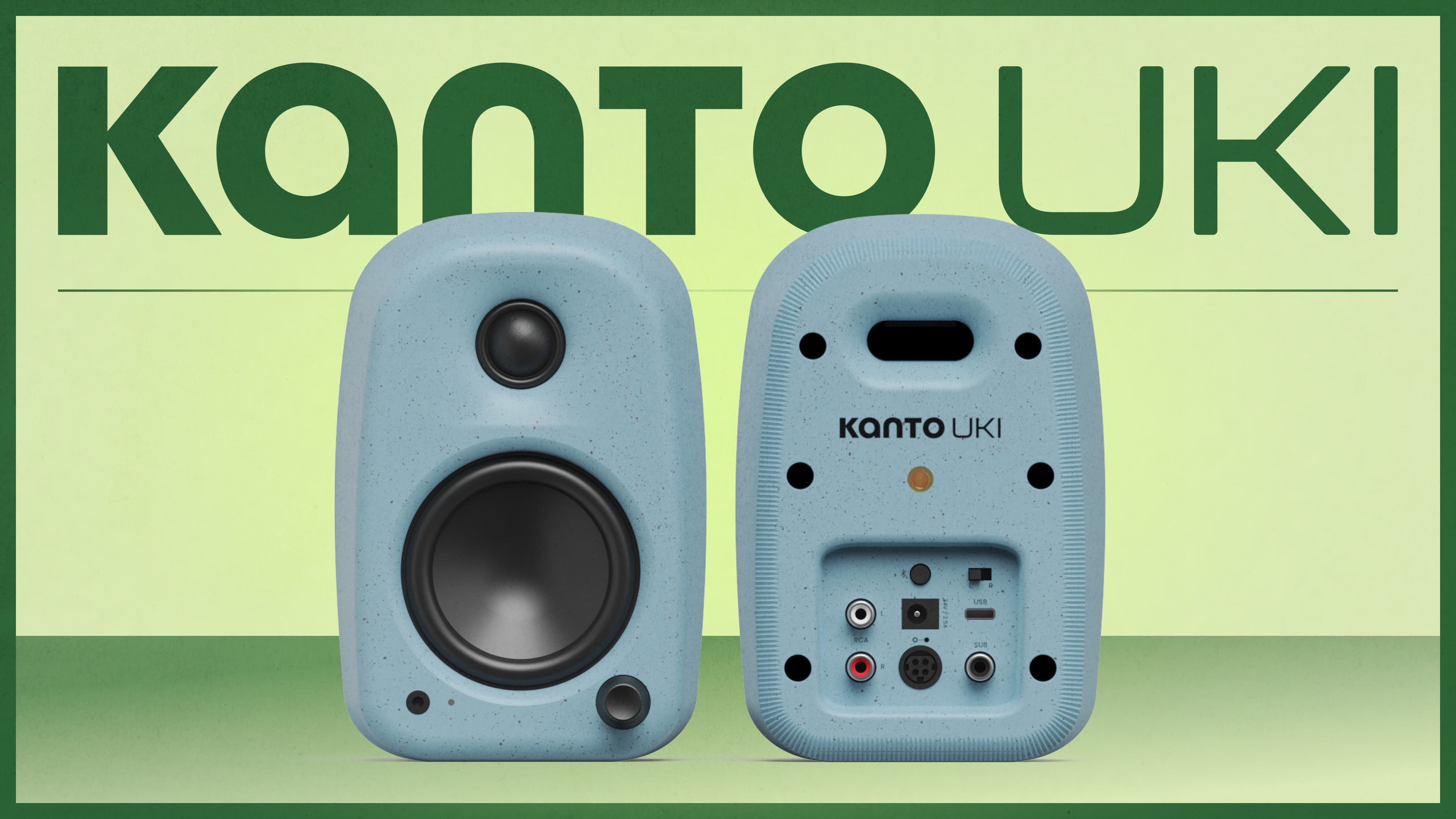 Amazon.com: Kanto UKI 100 W Active Desktop Computer Speakers with