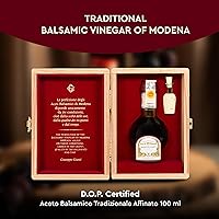 Vista 21 de Giuseppe Giusti - Vinagre balsámico de Módena tradicional de 25 años certificado DOP - Aceto Balsamico Tradizionale Extra Vecchio, 3.4 fl oz