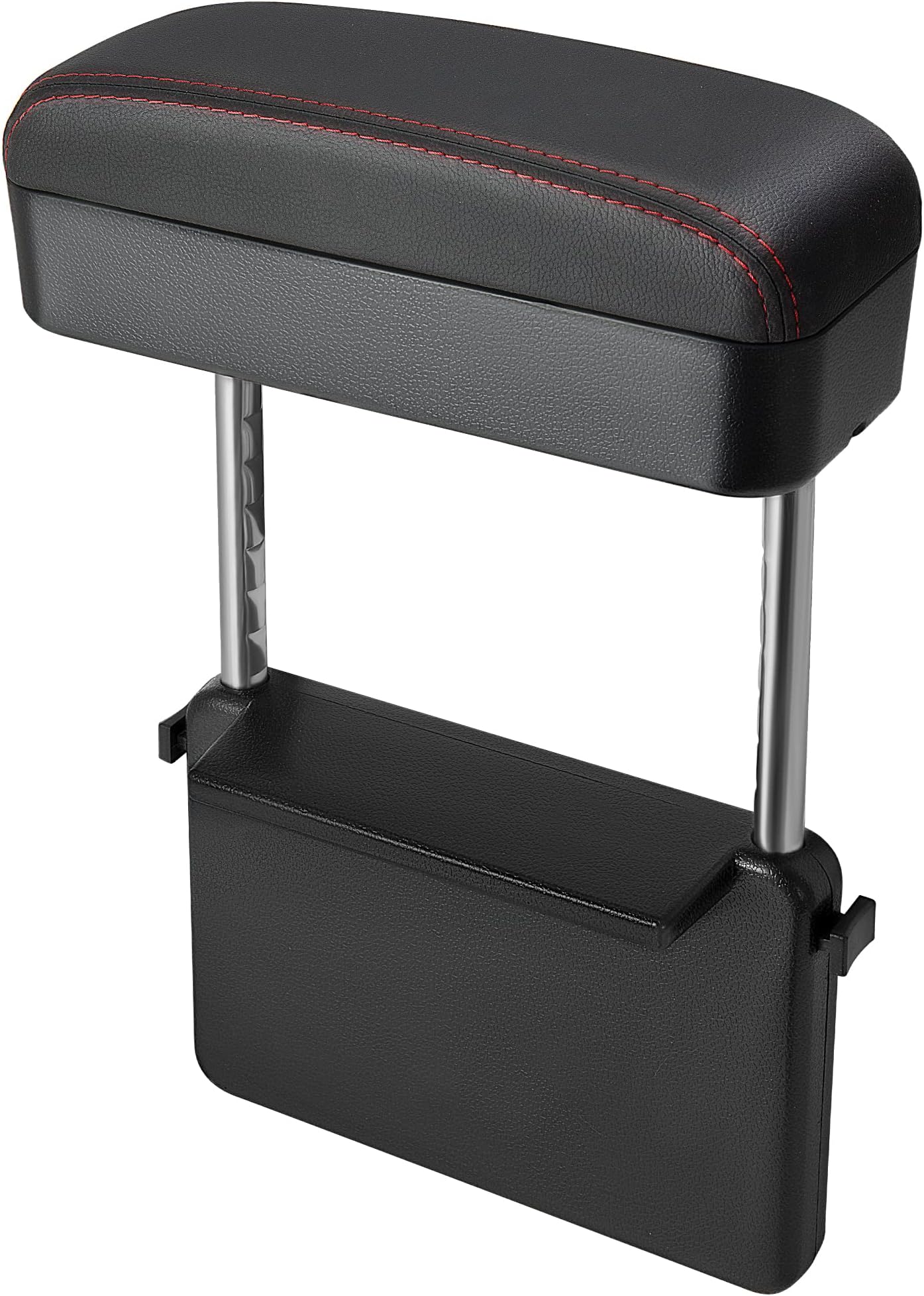 Paffenery Armrest Support Elbow for Car, Adjustable Height Car Console Armrest Box, Armrest Support Elbow Rest Pad Armrest Extender Black