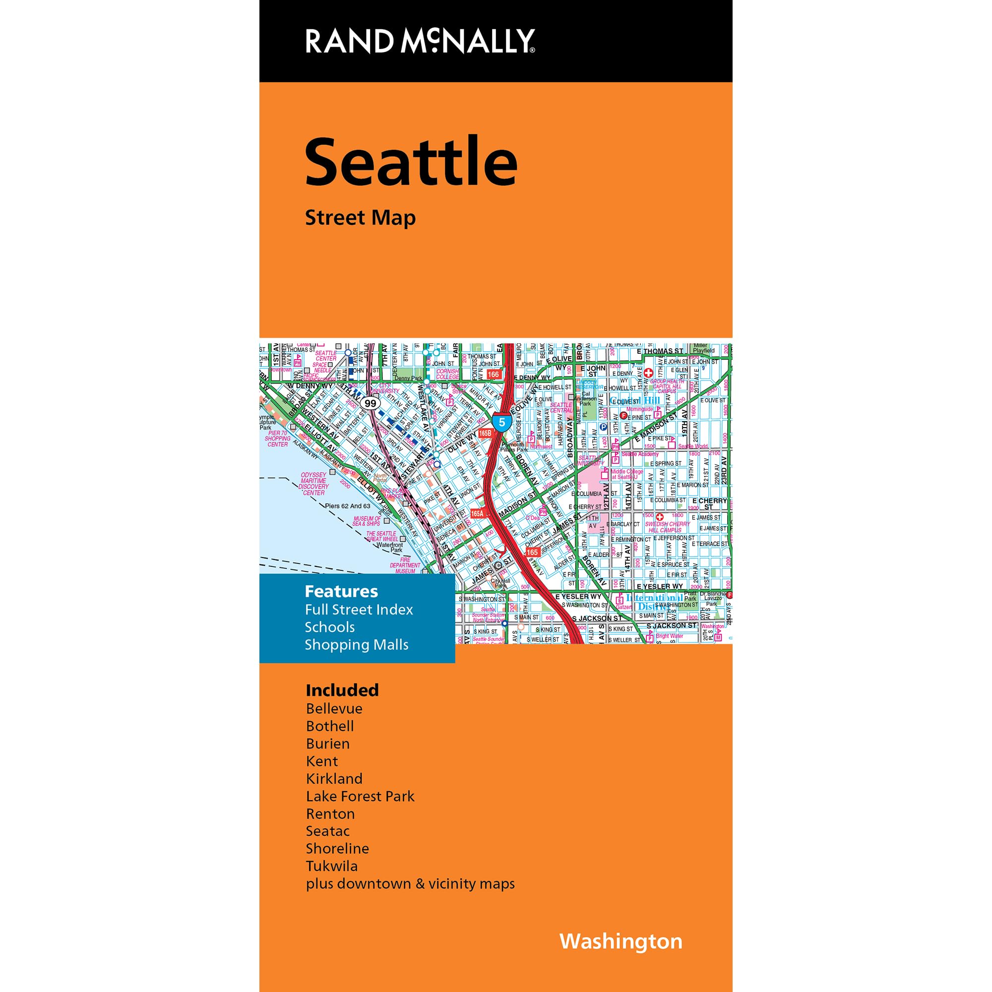Seattle Street Map - Rand McNally
