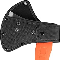 Vista 1 de Linkidea Axe Knife Sheath for 4'' Axe Edge, Double Snap Hatchet Protector Case, Logging Tools Scabbard for Outdoors Work