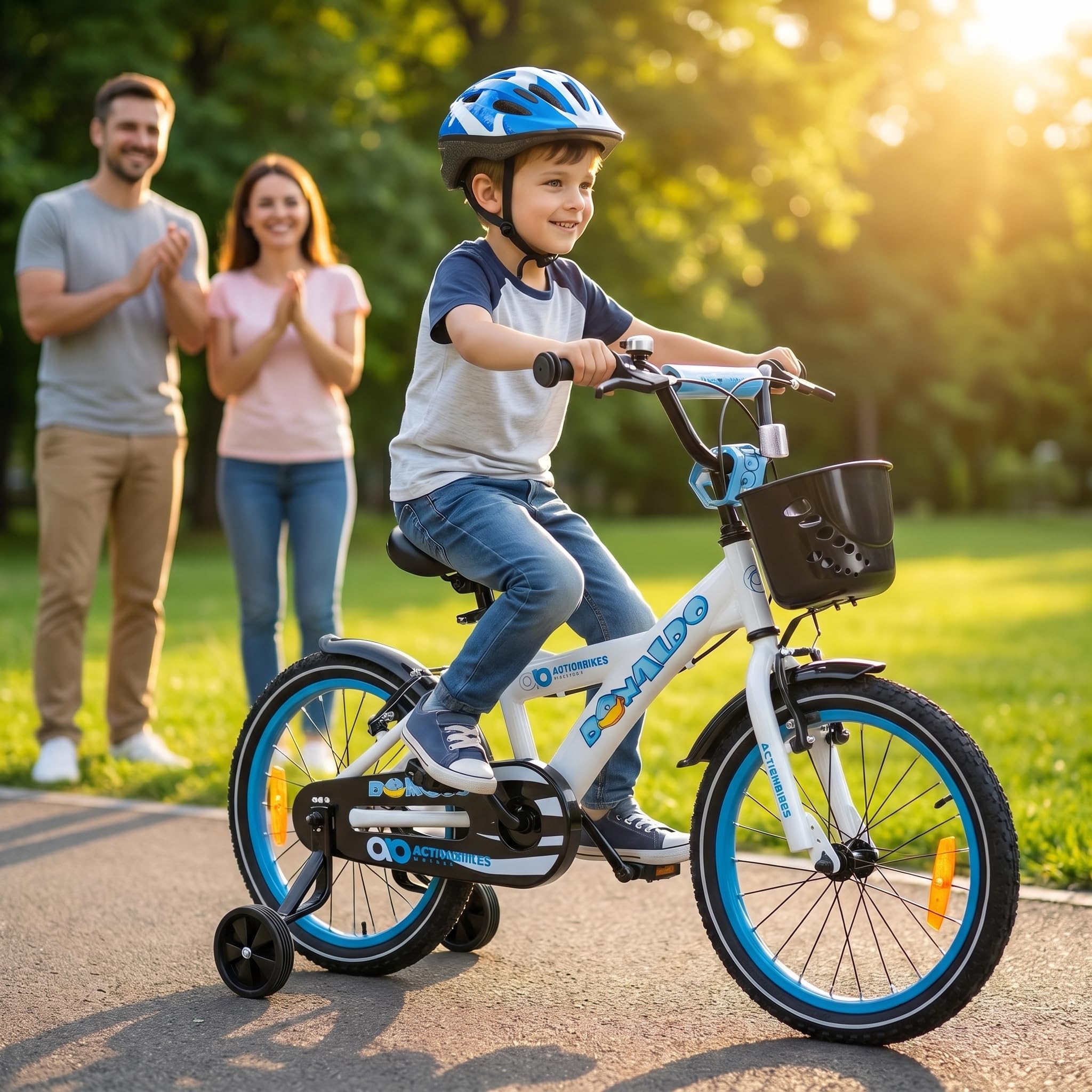 Actionbikes Kinderfahrrad | 12 16 20 Zoll - V-Brake Bremsen - Fahrrad für Kinder von 2-9 Jahren - Schutzblech v. / h - Kinder Fahrrad für Mädchen & Jungen - Fahrräder - Bicycle - Kinderrad - Bike