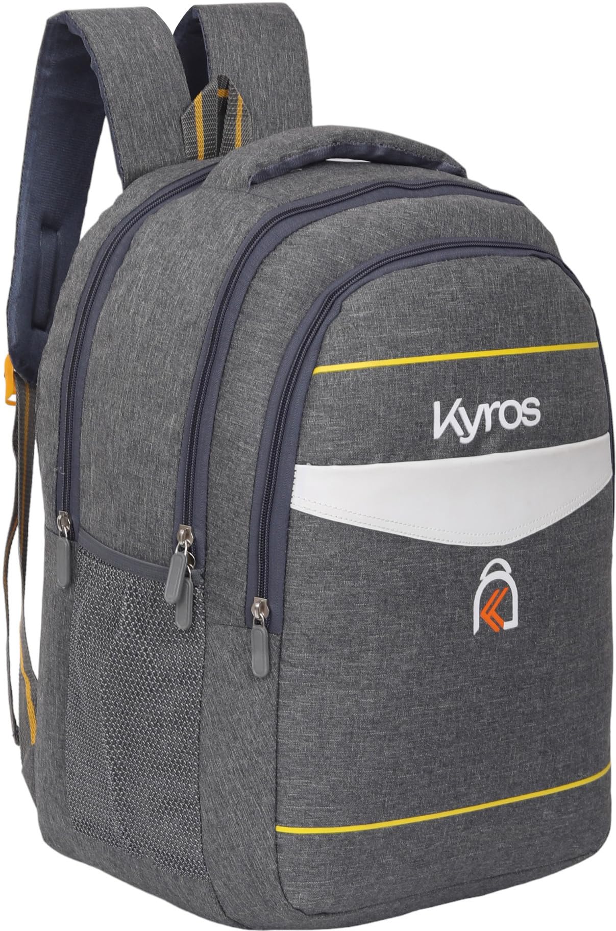 Kyros Casual Waterproof Laptop Backpack/Office Bag/School Bag/College Bag/Business Bag 35 L Laptop Backpack (Grey, White) k_yR-799-GREY (B0CXTBD32T) Amazon Price History, Amazon Price Tracker