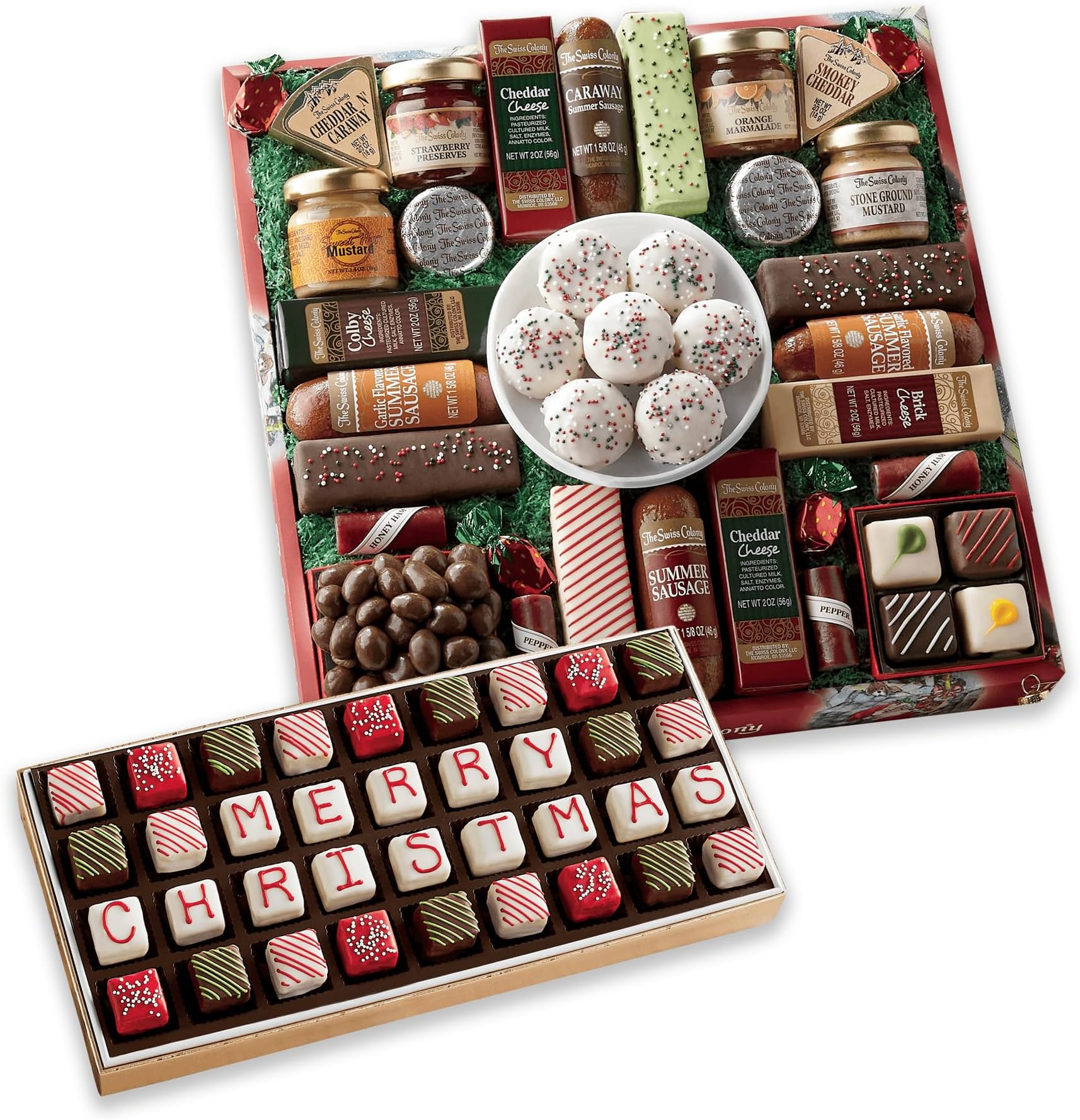 The Swiss Colony 27 Favorites and 24 Liqueur Truffles