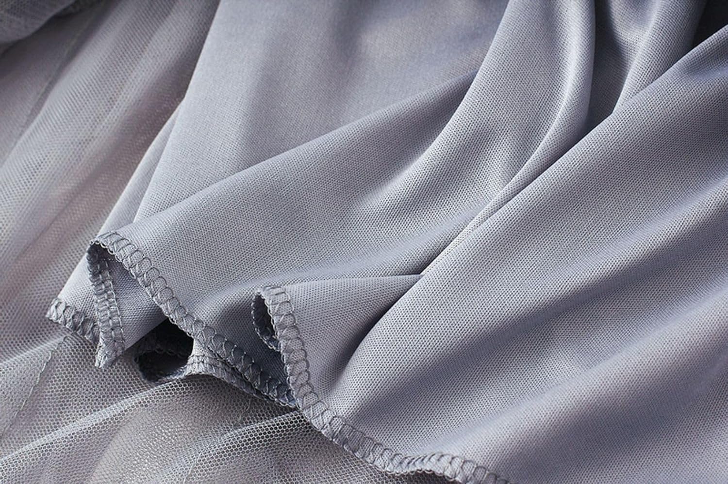 Tulle Skirts for Women Mesh Layered Hem Fairy Tiered Skirt Ruffle Prom Party A-line Skirts Elastic High Waist Skirt - Image 5