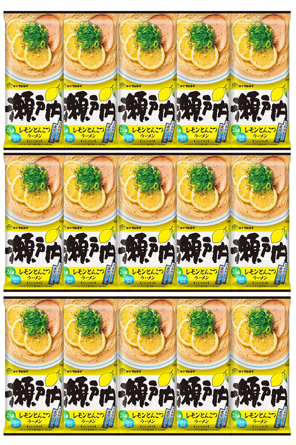 Amazon.co.jp: マルタイ 瀬戸内レモンとんこつラーメン 189g×15個