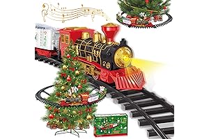 Christmas Electric Train Set with Dual Modes