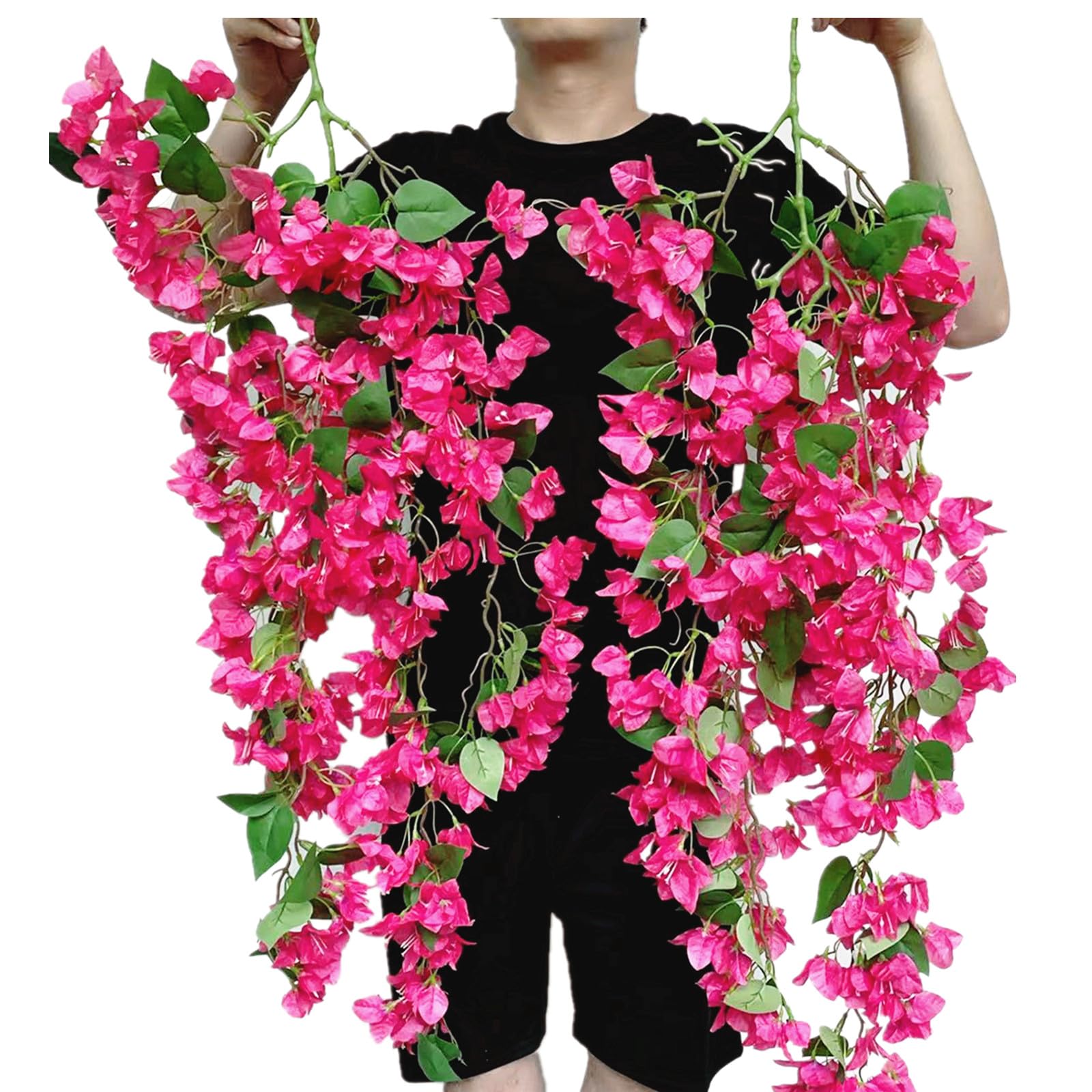 Amazon｜Raxcelivia ブーゲンビリア ハンギングフラワー フェイク