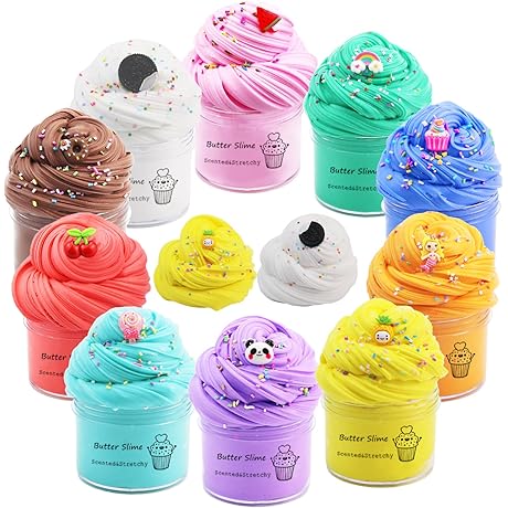 10-Pack of Butter Slime: A Fun Fidget Toy for Kids