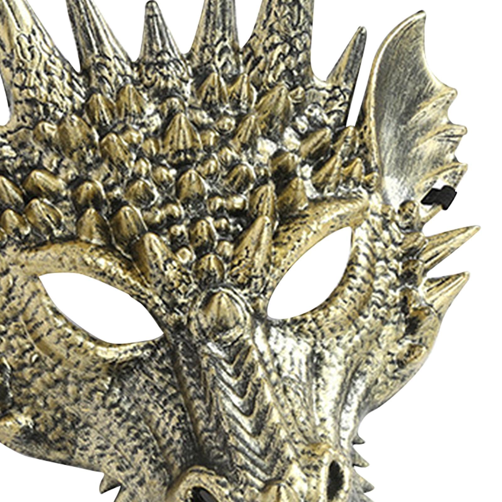 Oshhni Dragon Cosplay Mask, Scary Animal Mask, 3D Props Dragon