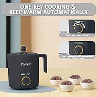 Vista 9 de Topwit Olla eléctrica caliente y olla de arroz pequeña de 1.2L