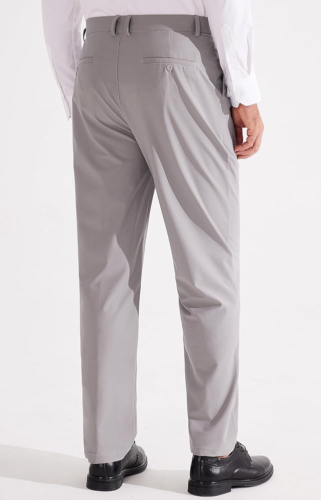 25年　新作　新品　BRIEFING MENS LOGO LINE PANTS Libin Men's Pleated Front Dress Pants Classic Fit Stretch 31