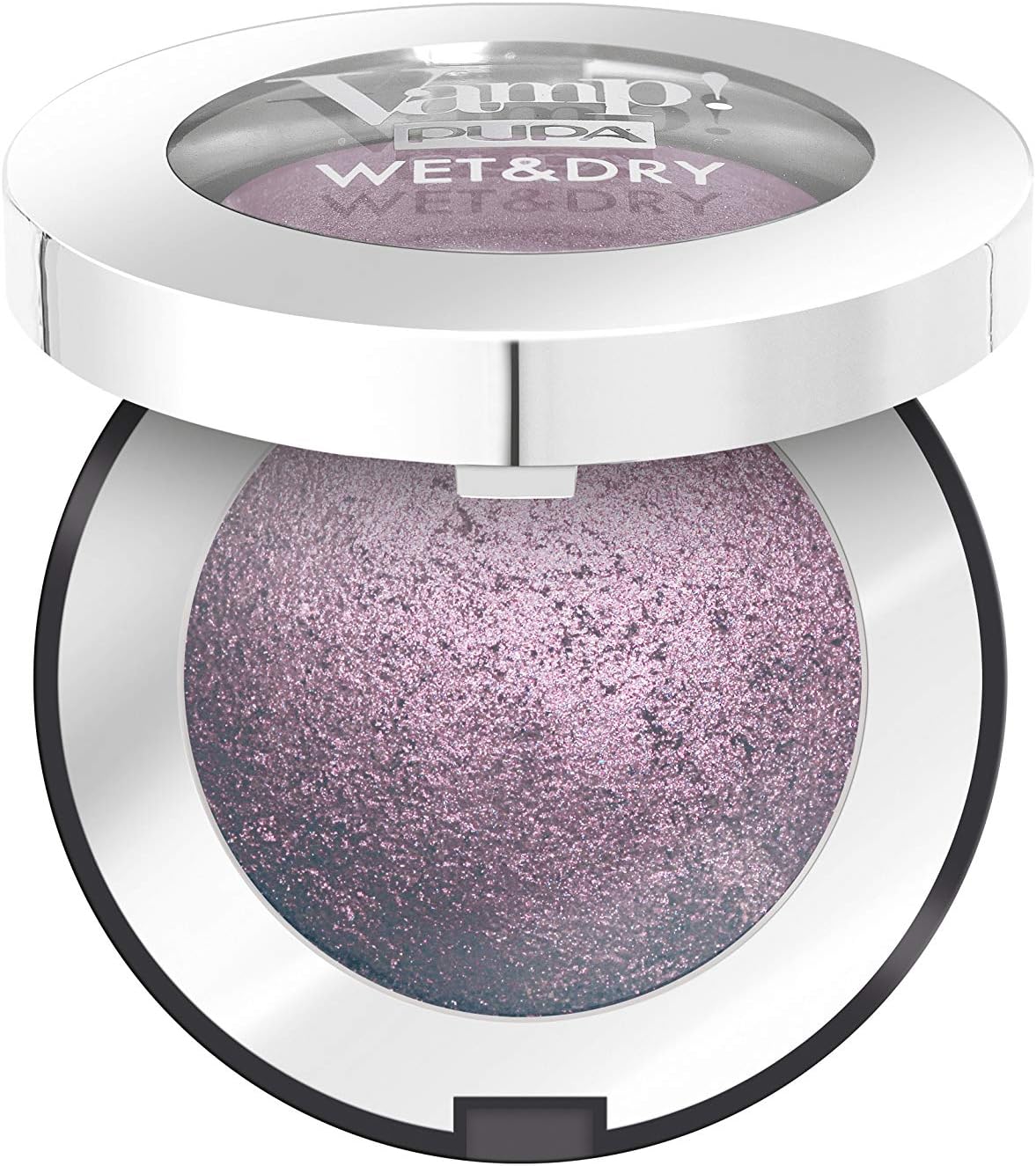 Pupa Milano Vamp! Wet And Dry Baked Eyeshadow - Radiant And Vibrant Effect - Low Allergy Risk, Ophthalmologically d, Paraben Free, Wet And Dry Dual Use - 205 Hot Violet - 0.035 Oz