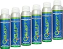 O2 Blast - Pure Oxygen Supplement - Filled with 99.99% Pure Oxygen to Support Fast Recovery, Increase Stamina & Enhance Focus for High Altitude and Action Sports, 4L Portable Can Flip-Top Cap, 6-Pack