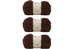 Sherpa Yarn - Sensy Teddy Yarn - 3 Skeins - Crocheting Sheepy...