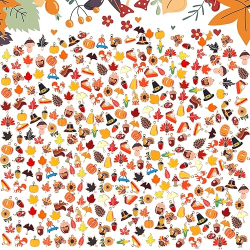 Vista 20 de Tudomro 300 dijes para joyería para manualidades, pulseras, collares, aretes, decoración de ropa, manualidades, No es una piedra preciosa