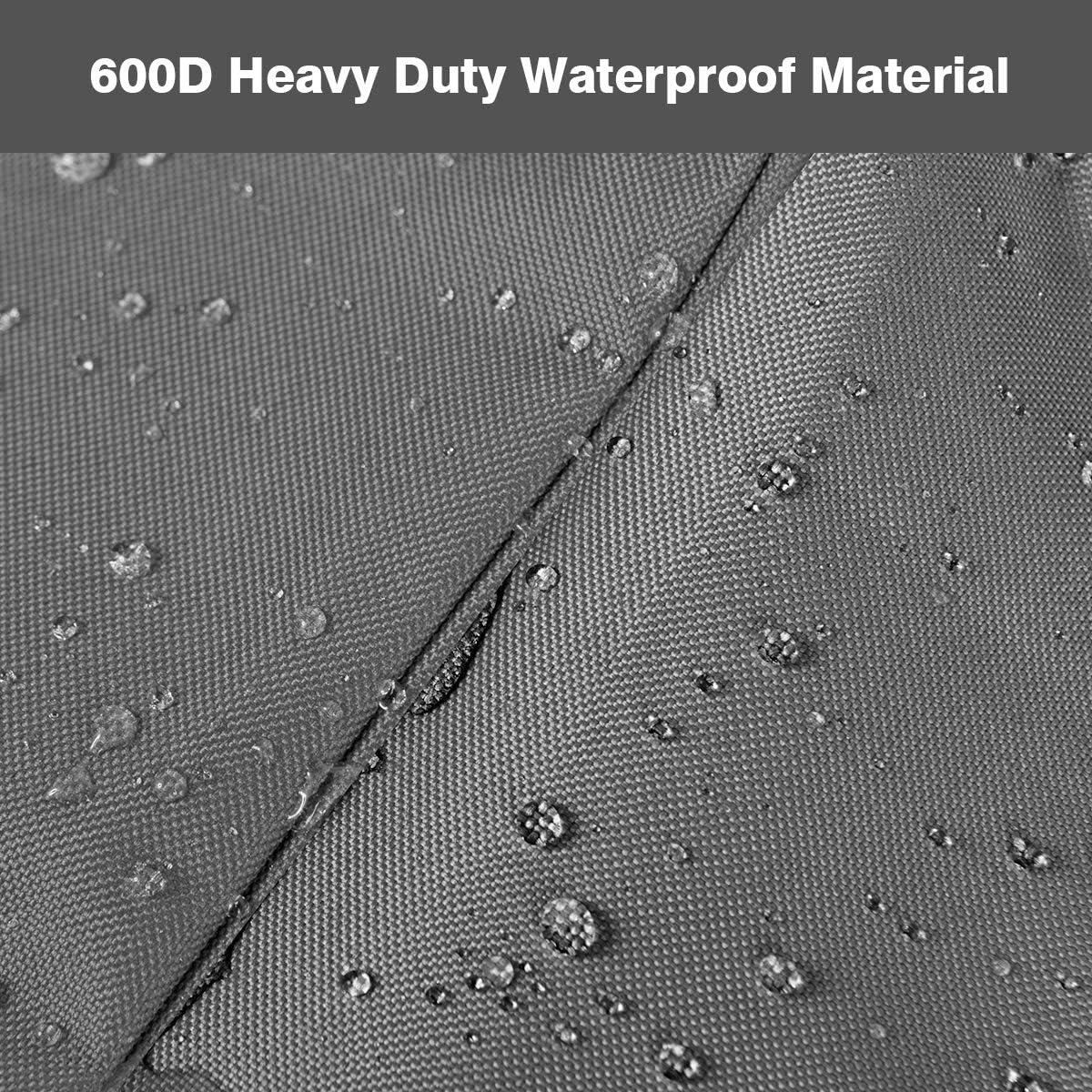 Vailge High Back Patio Chair Cover,100% Waterproof Veranda Chair Covers,600D Heavy Duty High-Back Chair Outdoor Patio Furniture Cover-35 L x 28W x 35" H , Grey : Everything Else