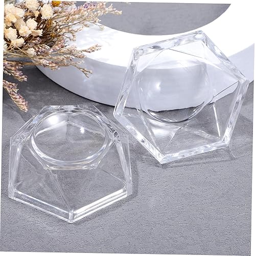 Miniatura 9 de NOLITOY 4 soportes de acrílico base soporte de bola mirando soporte de bola mini soporte de bola soporte de esfera acrílico soporte de esfera