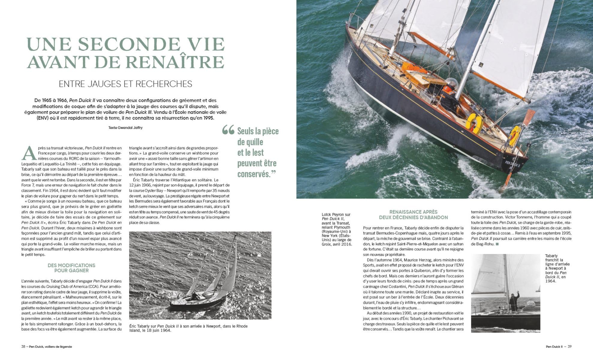 Pen Duick, voiliers de légende