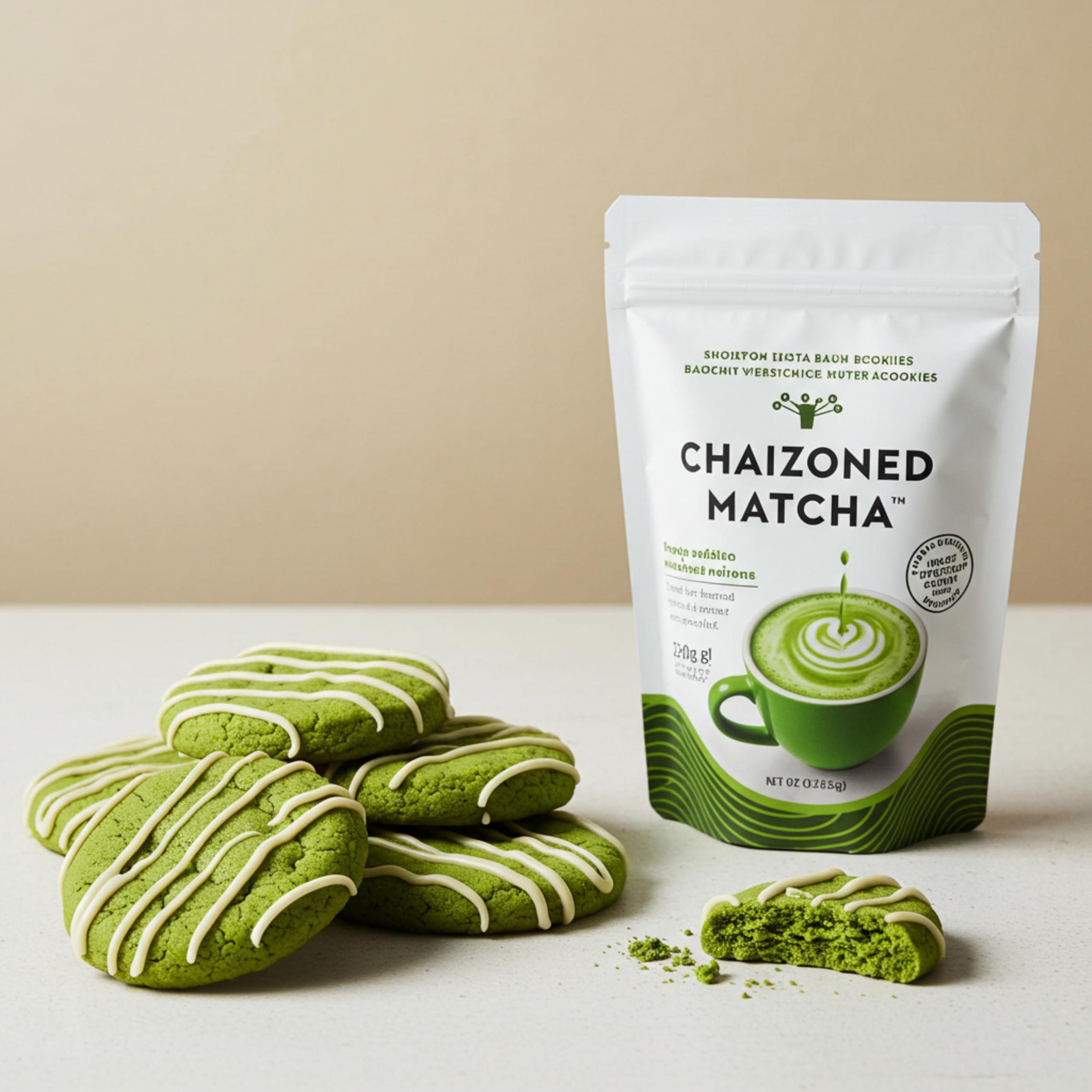 CHAIZONED, Japanese Matcha Green Tea Powder (25+ Cups, 50g, 1.7oz