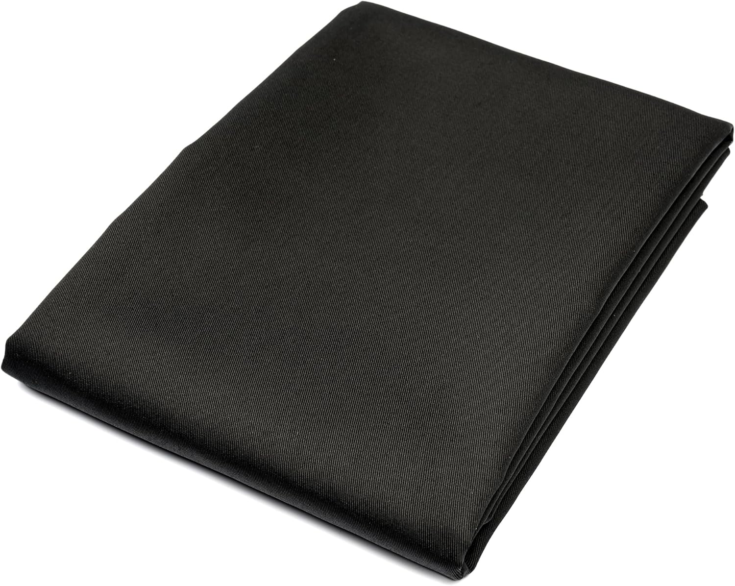 Pico Textiles 10 Yards Bolt - Black Poly Cotton Twill Fabric - Sold by The Yard - Ideal for Pants, Jackets, Skirts, and Upholstery, Polyester Cotton Fabric for Sewing, Embroidery Fabric