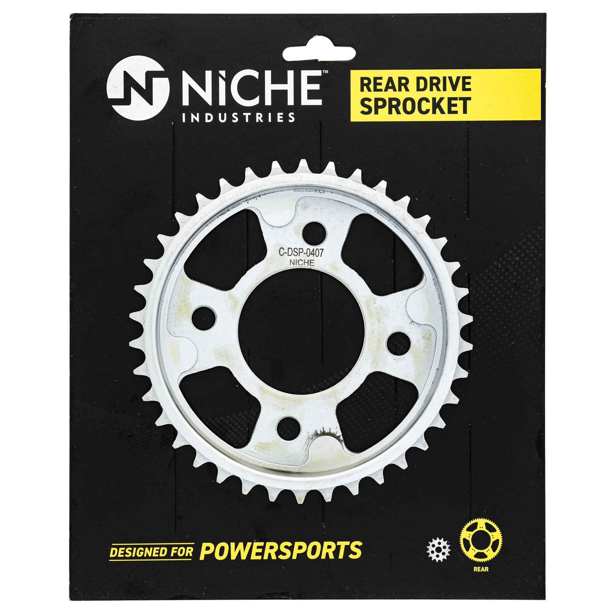 Amazon.com: NICHE 420 Pitch 38 Tooth Rear Drive Sprocket for Honda