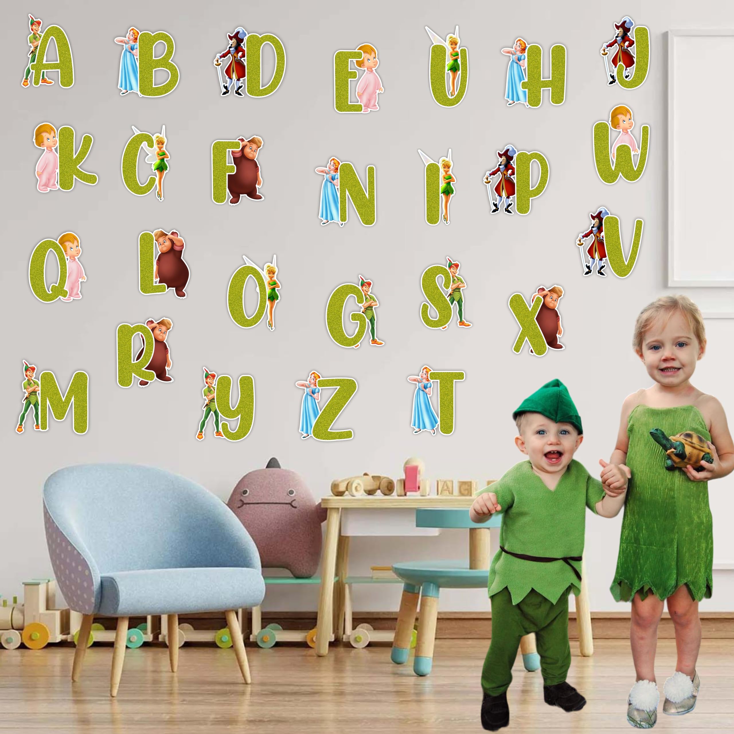 Seyal PTR Pan A-Z Alphabet Wall Sticker