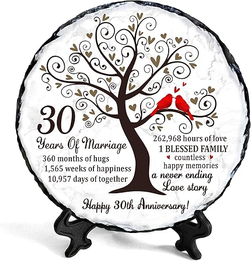 Best 30th wedding anniversary gifts