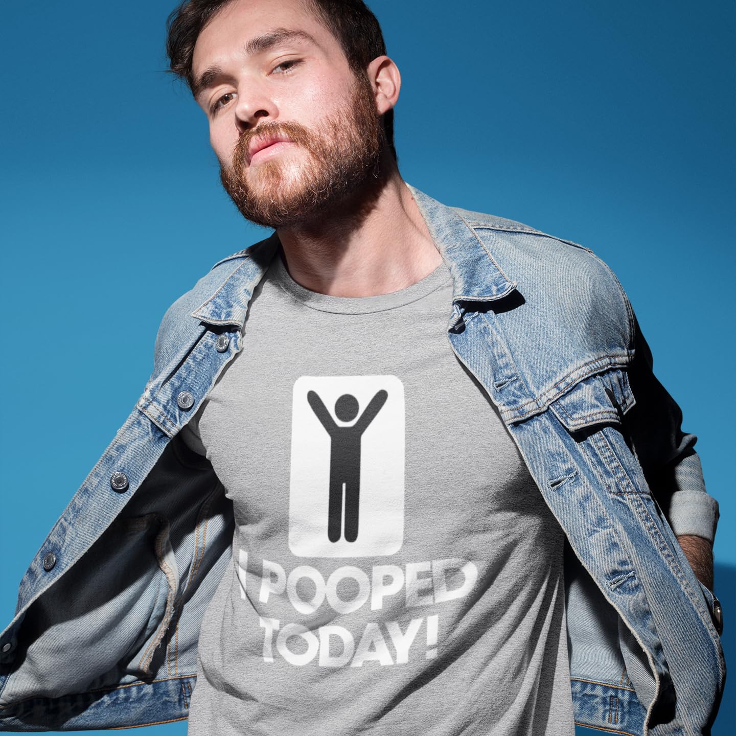 shop4ever I Pooped Today - Camiseta divertida