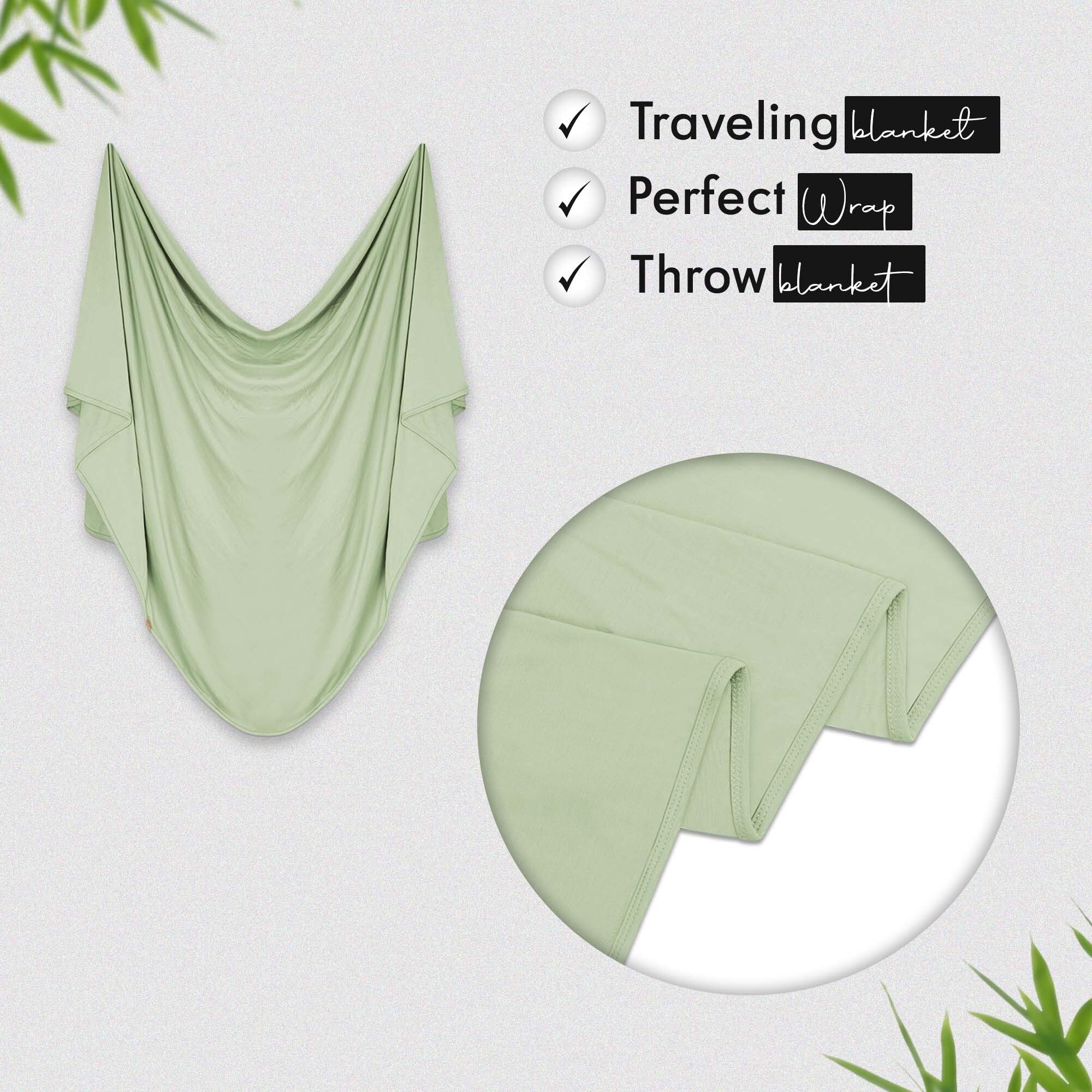 Couverture Bambou Douce K ELOR - Enveloppante 180 Cm - Double Face Grise - Respirante 4 Saisons