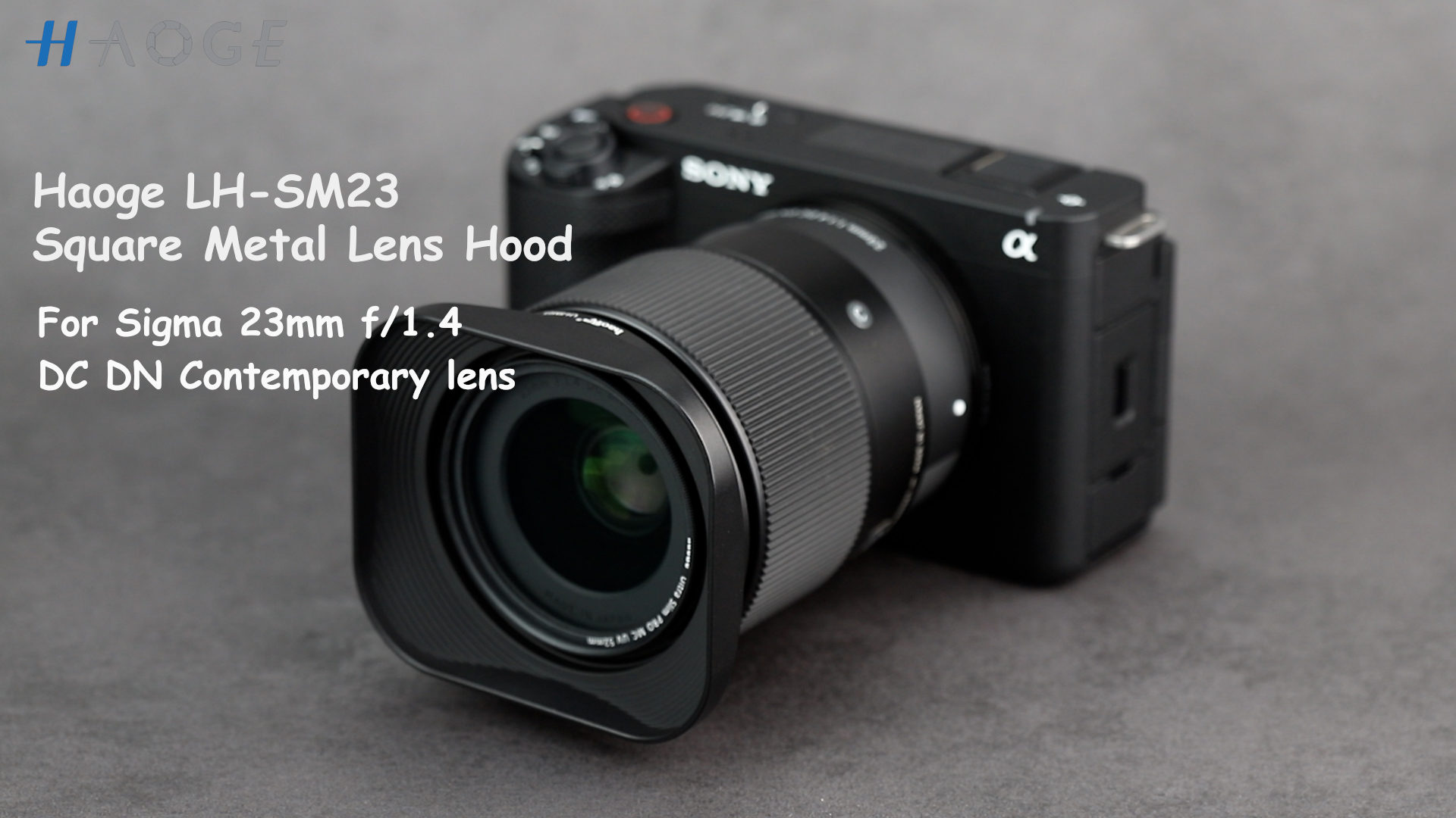 四角レンズフードセット SIGMA 23mm F1.4 DC DN Xマウント Amazon | Haoge バヨネットスクエアメタルレンズフード Sigma 23mm F1