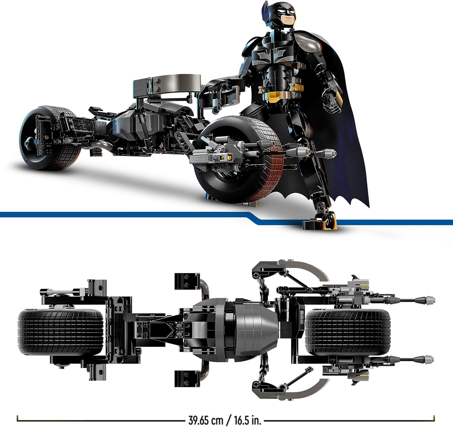 Lego DC Batman Buildable Batman Figure and Motorcycle Bat-Pod - Toy for Kids Boys and Girls 12+ Years Old Inspired by The Dark Knight Movies - Adventure Set 76273