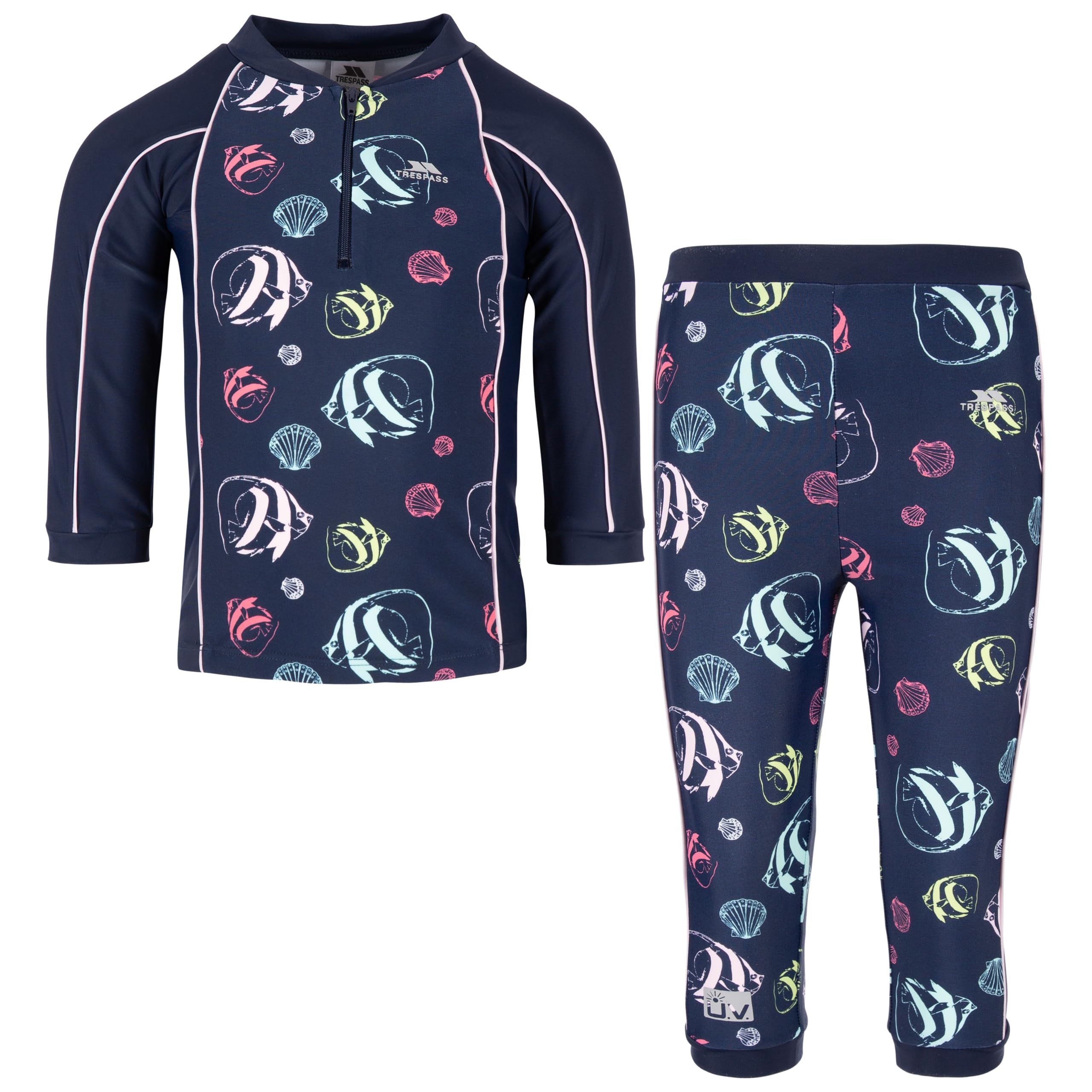 Trespass Unisex Kids Blue Kids Uv Protection 40+ Swim Set
