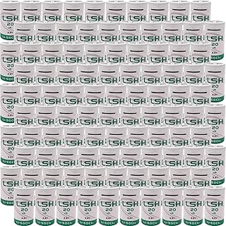 (100-Pack) 3.6V 13Ah LSH20 D Size Lithium Thionyl Chloride Battery for SAFT LSH20 LSH 20 R20/D ER34615M Primary Lithium Battery