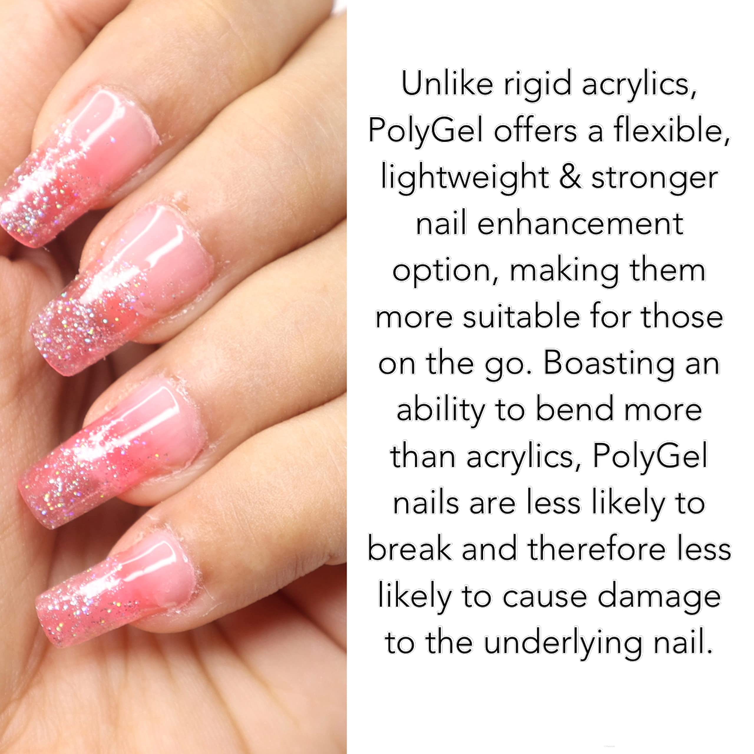Coslifestore 30g Pink Polygel Builder Gel for Nail Extension 3