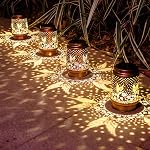 Birthday Gifts for Women Grandma,Hummingbird Solar Lanterns Outdoor Waterproof Garden Decor,Metal Hanging LED Light Gardening Gifts for Patio Yard Lawn Backyard Front Porch
